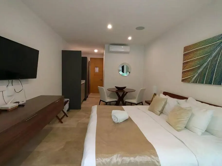 Apartmán Hermoso Y Acogedor Estudio A Pasos De La Playa Playa del Carmen